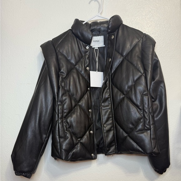 PISTOLA
Callista Quilted Faux-Leather Jacket - Picture 3 of 4
